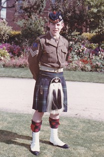 Graeme Johnstone as a cadet at Geelong College. (Barnard)